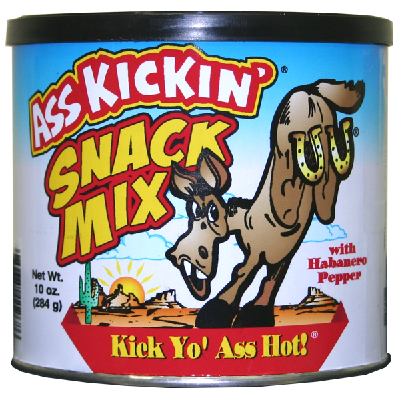 ASS KICKIN', HABANERO SNACK MIX