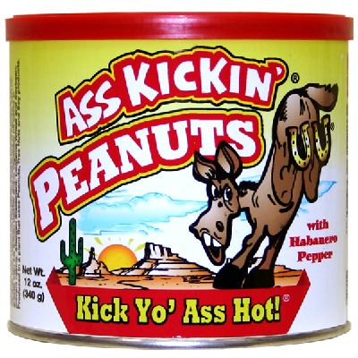 ASS KICKIN', ORIGINAL HABANERO PEANUTS