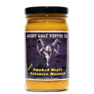 ANGRY GOAT, SMOKED MAPLE HABANERO MUSTARD