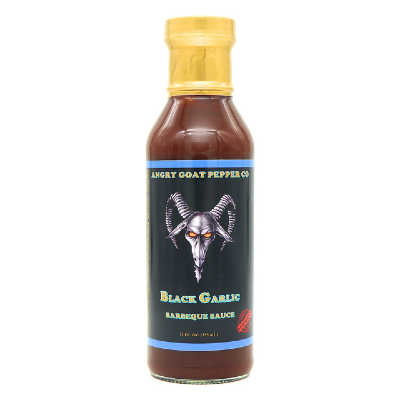 ANGRY GOAT, BLACK GARLIC BBQ Sauce