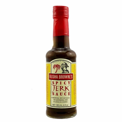 BUSHA BROWNE'S, SPICY JERK Sauce