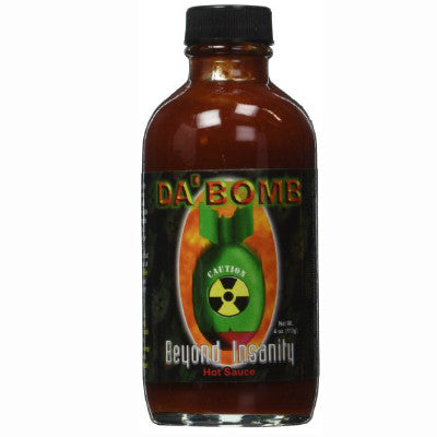 DA' BOMB, BEYOND INSANITY Hot Sauce