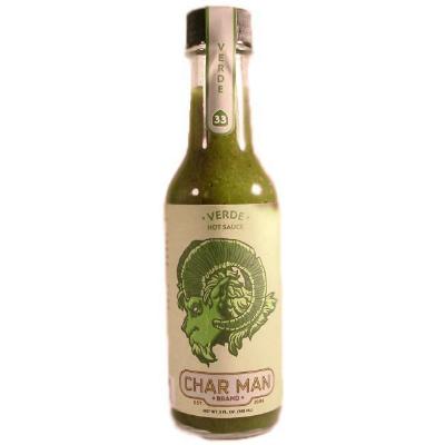 CHAR MAN BRAND, VERDE Hot Sauce