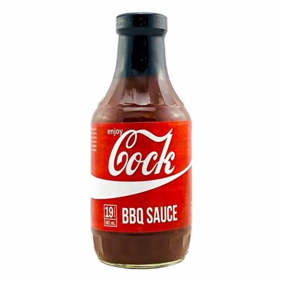 HOT SAUCE FANATICS, ENJOY COCK BBQ Sauce