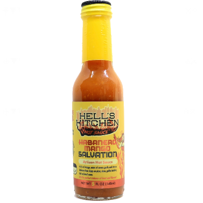 HELL'S KITCHEN, HABANERO MANGO SALVATION ARTISAN HOT SAUCE