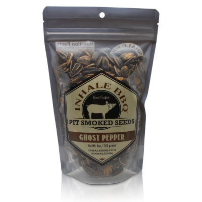 INHALE BBQ, GHOST PEPPER SUNFLOWER SEEDS