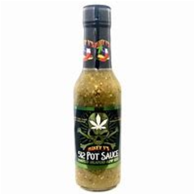 MIKEY V'S, 512 POT SAUCE Roasted Jalapeno Hemp Seed Hot Sauce