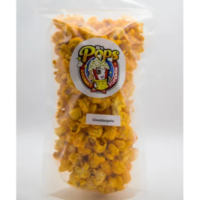 MRS. POPS, CHEDDARPENO POPCORN