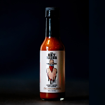 SAUCE LEOPARD, THE SKY RIDER Ghost Pepper Hot Sauce