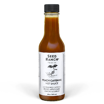 SEED RANCH, PEACH CAYENNE Hot Sauce