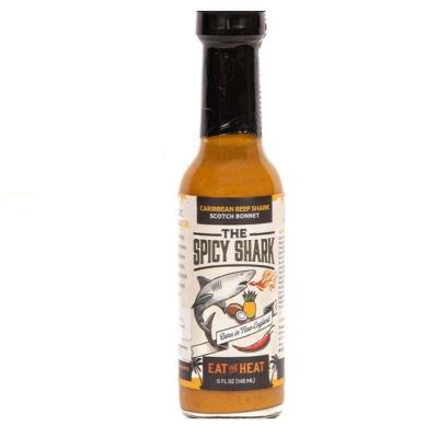 THE SPICY SHARK, CARIBBEAN REEF SHARK SCOTCH BONNET Hot Sauce