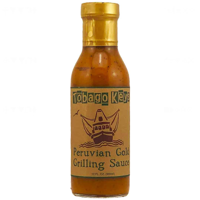 TRINIDAD TRADERS, TOBAGO KEYS PERUVIAN GOLD Grilling Sauce