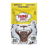 TONG JERKY, HONEY PEPPER TERIYAKI Beef Jerky