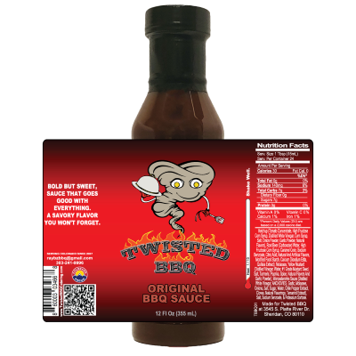 TWISTED BBQ, ORIGINAL BBQ SAUCE