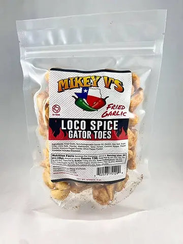 Gator Toes (Deep Fried Garlic) - Loco Spice: 4oz